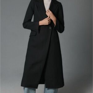 Anthropologie Maeve Hourglass Longline Coat